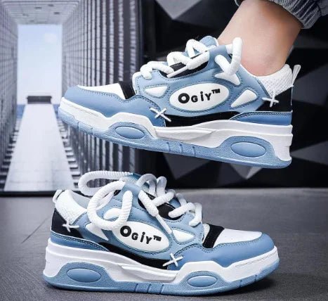 Aiertu Student Black Platform Bread Shoes for Women Couples All-match Casual Sneakerskorean Fashion Student Loose Shoes  Adult Aiertu