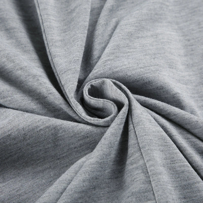 AIERTU  -  Casual Single-breasted Polo collar Loose Simple Long Sleeved Short Jumpsuits Street Gray Versatile Autumn Romper Clubwear Aiertu