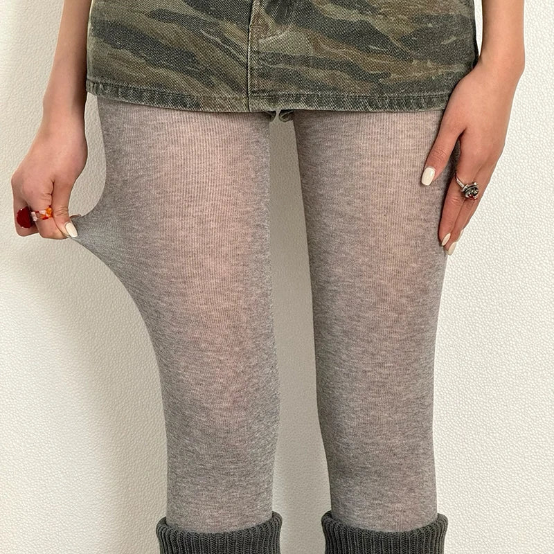 AIERTU  -  Y2K Autumn Thin Basic Tights Women's Pantyhose Elastic High Waist Stockings Body Shapeing Leggings Harajuku Streetwear Aiertu