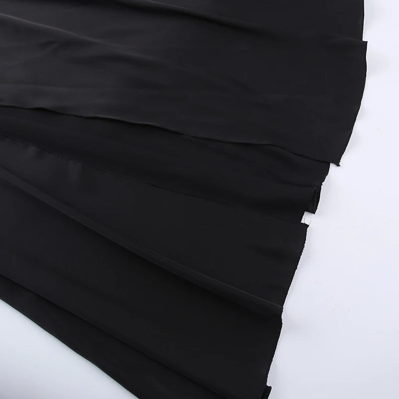 Aiertu Swing Collar Sleeveless Slip Sex Slit Maxi Dress New Fashion Evening Party Women Elegant Streetwear Y2K Aiertu