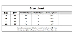 Aiertu Women's Black Gothic Baggy Cargo Jeans with Star Harajuku Y2k 90s Aesthetic Denim Trousers Emo 2000s Jean Pants Vintage Clothes Aiertu