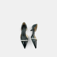 AIERTU  -  Women's Shoes Elegant French Pointed Tip High Heels for Woman Exquisite Patent Leather Casual Shoes Designer Shoes Zapatos Mujer Aiertu