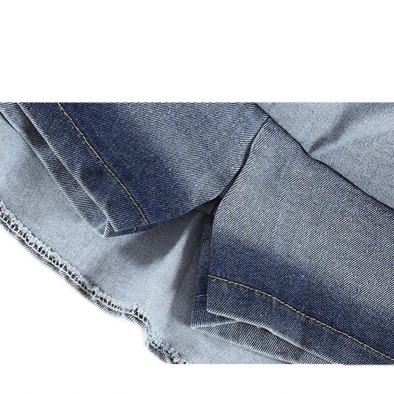 Aiertu Vintage Skirts Y2k Korean Style Women Jean Skirt Blue Kawaii Harajuku A-Line Denim Skirt Chic Casual Fashion Summer Clothes Aiertu