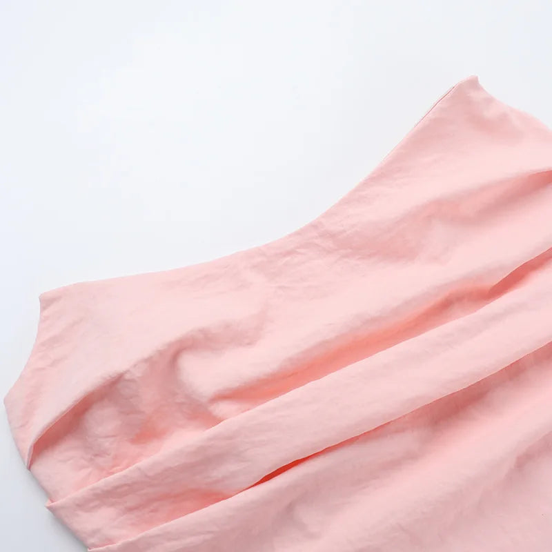 AIERTU  -  Sexy Flower Tube Top Dress Summer New Waist Fishbone Skirt Aiertu