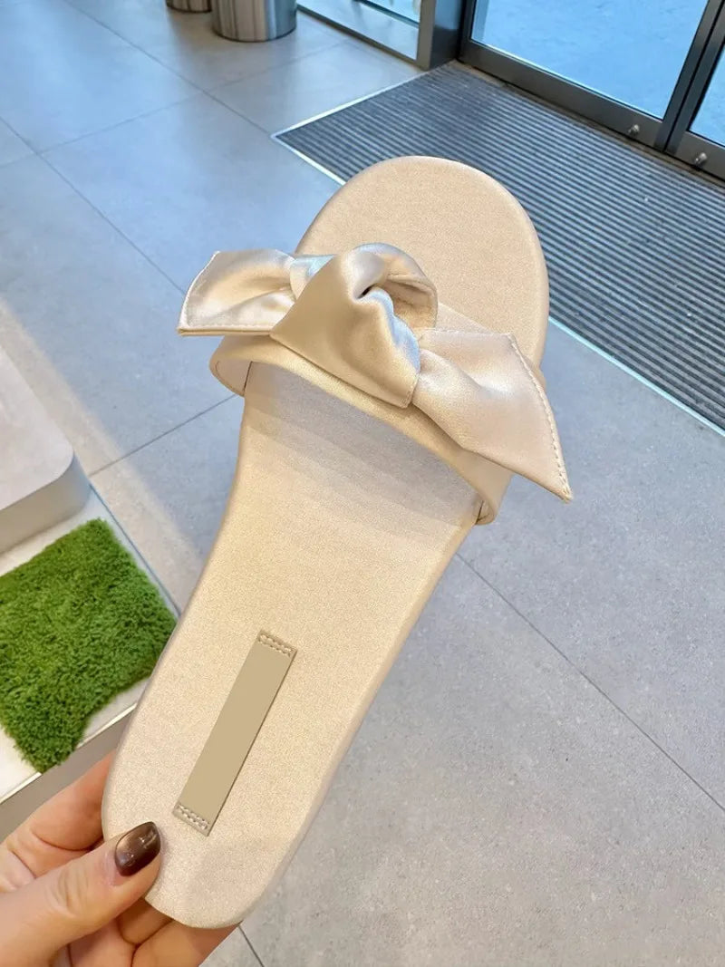 AIERTU  -  Summer New Women Shoes Exquisite French Style Flat Slippers for Woman Fashion Vacation Casual Shoes Designer Shoes Zapatos Mujer Aiertu
