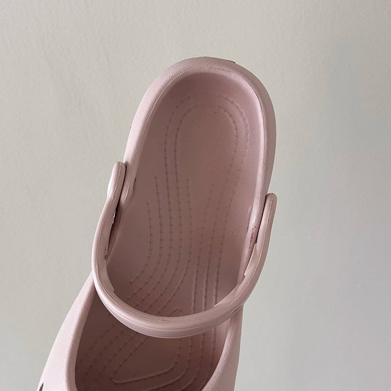 AIERTU  -  Summer Women's Slippers Luxurious Pearl Metal Flower Sparkling Designer Ballet Shoes Girls' Sandals Indoor and Outdoor Soft Aiertu