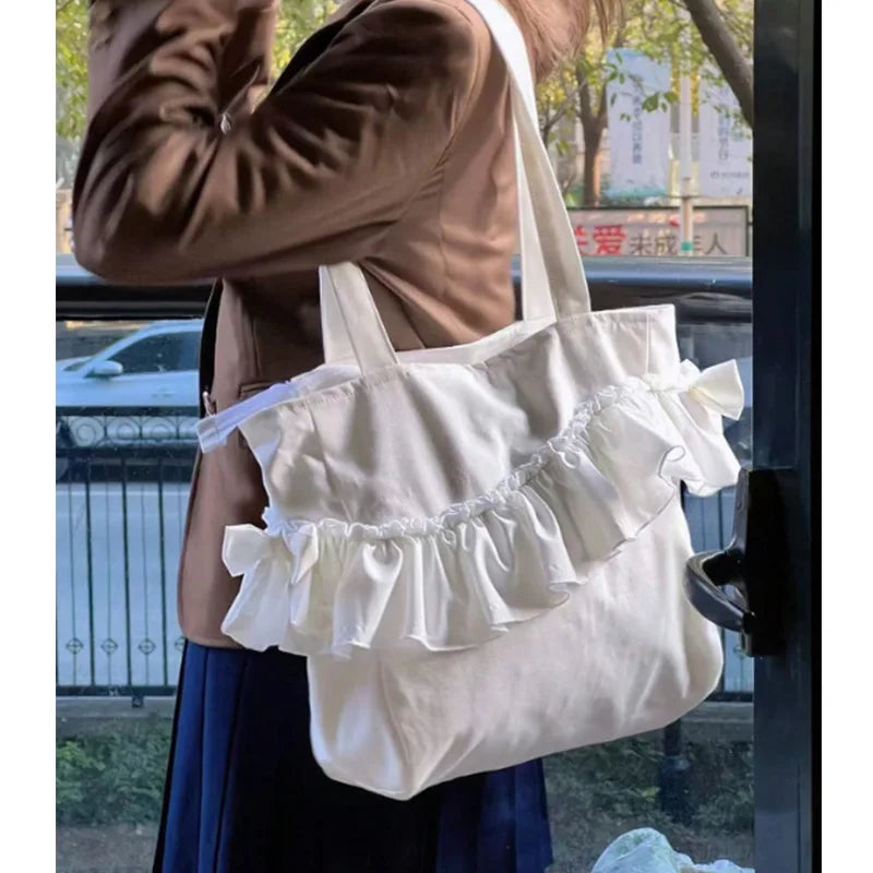 AIERTU  -  Summer Versatile Women's Large Capacity Canvas Bags Niche Shoulder Handbag Aiertu