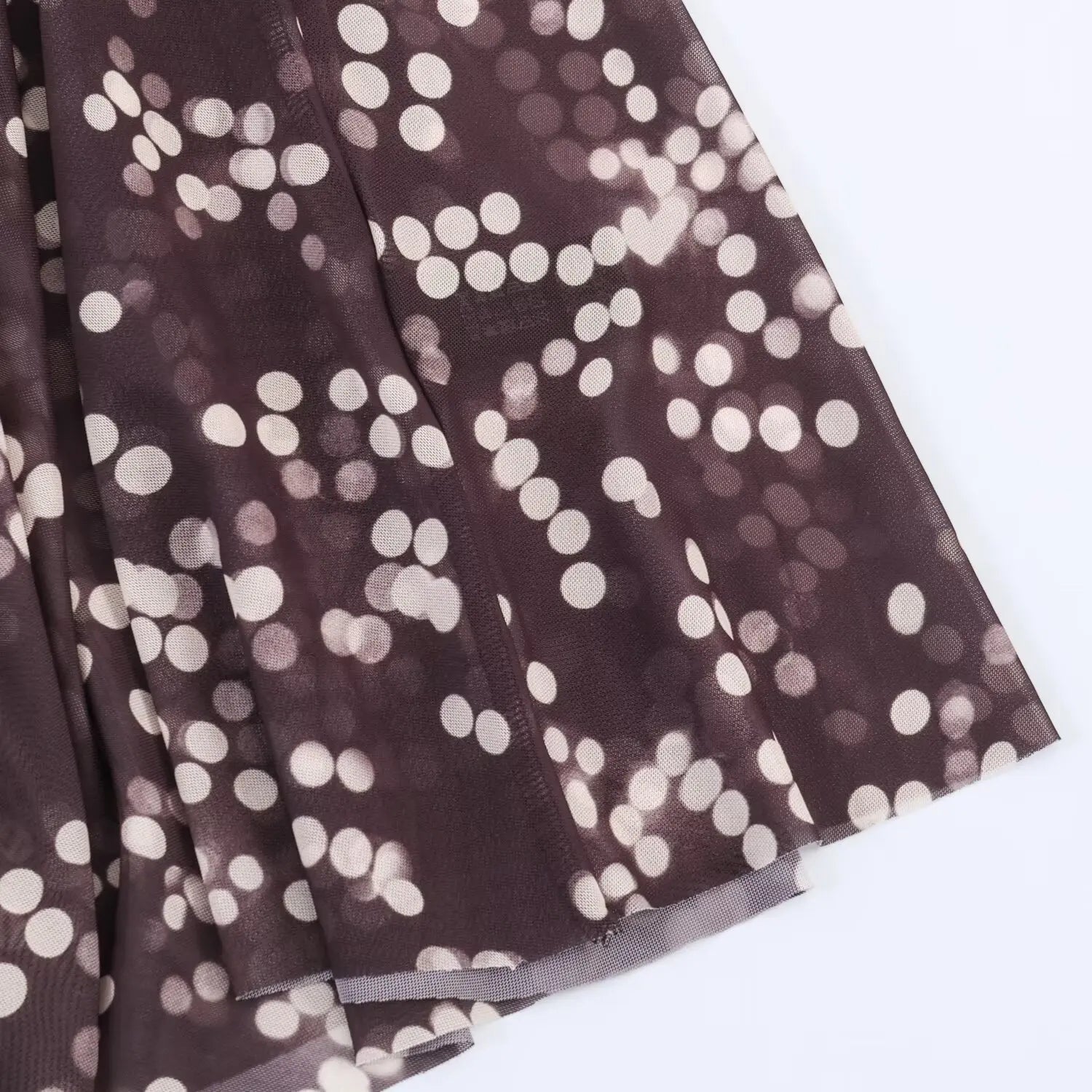 AIERTU  -  New Summer Polka Dot Chiffon Dress Women Sexy V-Neck Sleeveless Scarf Collar Midi Vestidos Elegant Retro Party Prom Sun Dress Aiertu