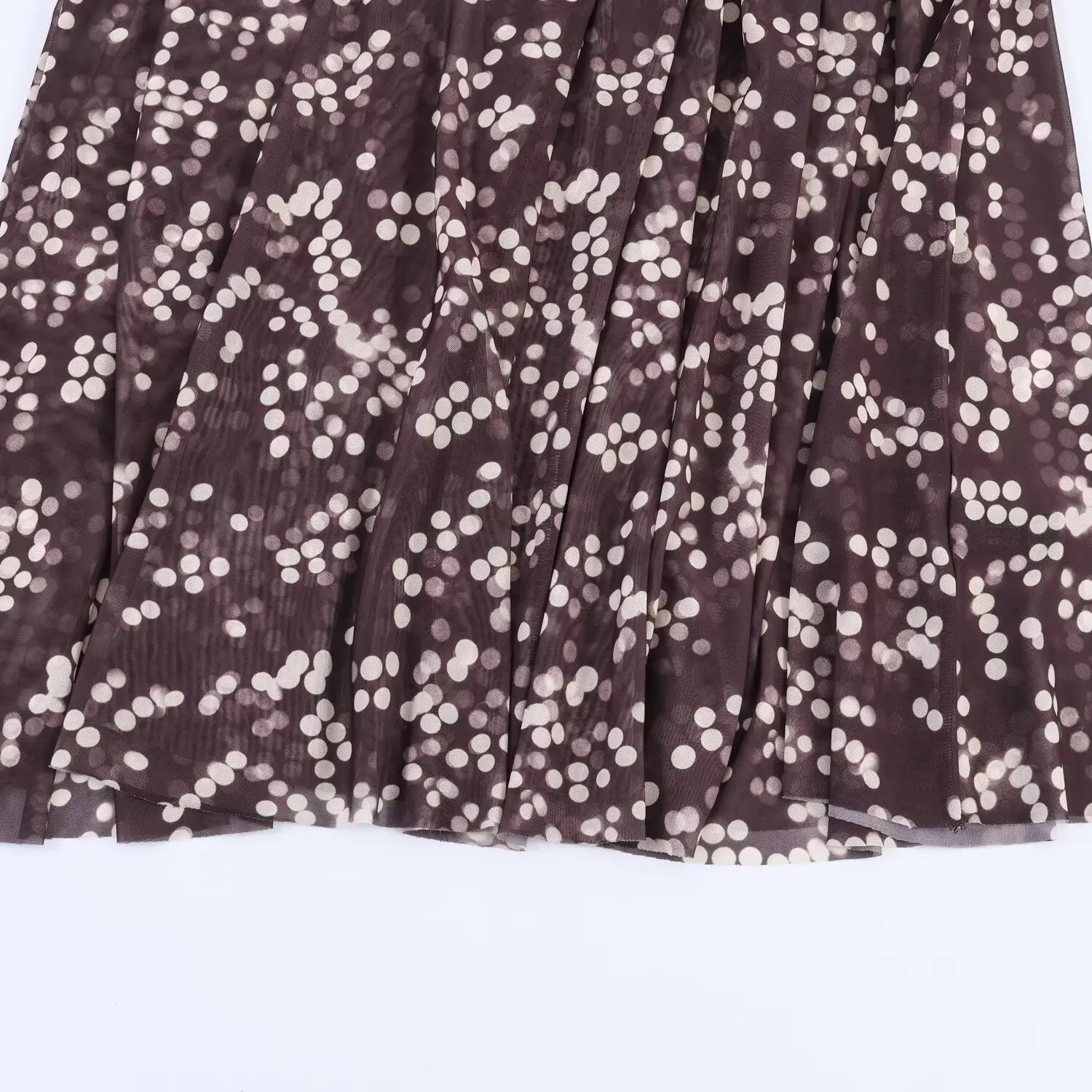 AIERTU  -  New Summer Polka Dot Chiffon Dress Women Sexy V-Neck Sleeveless Scarf Collar Midi Vestidos Elegant Retro Party Prom Sun Dress Aiertu