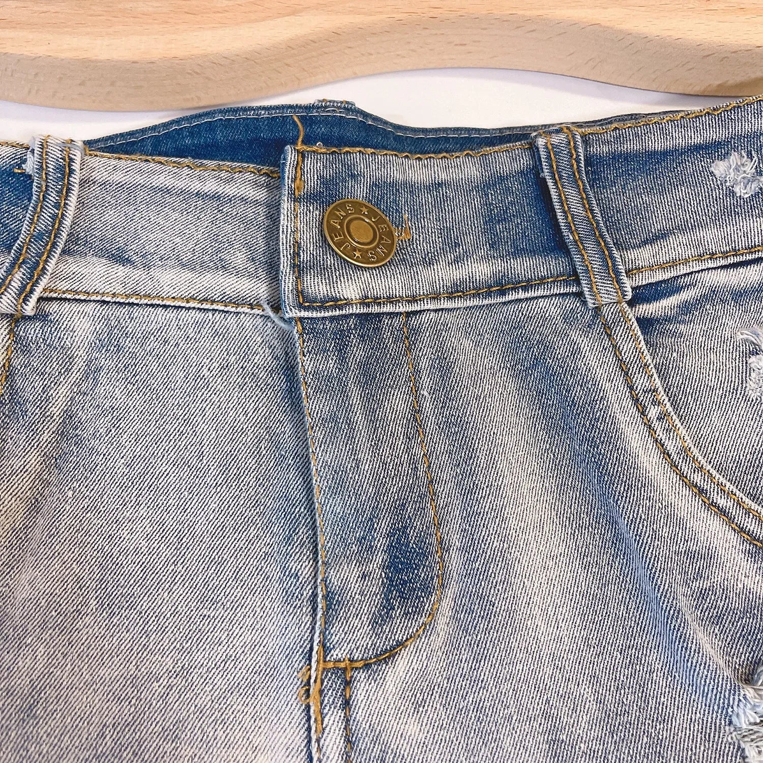 AIERTU  -  New Sexy European American Style High-Waisted Slim Fit Jeans Shorts For Women Fringe Denim Short Pants Funny Casual Aiertu