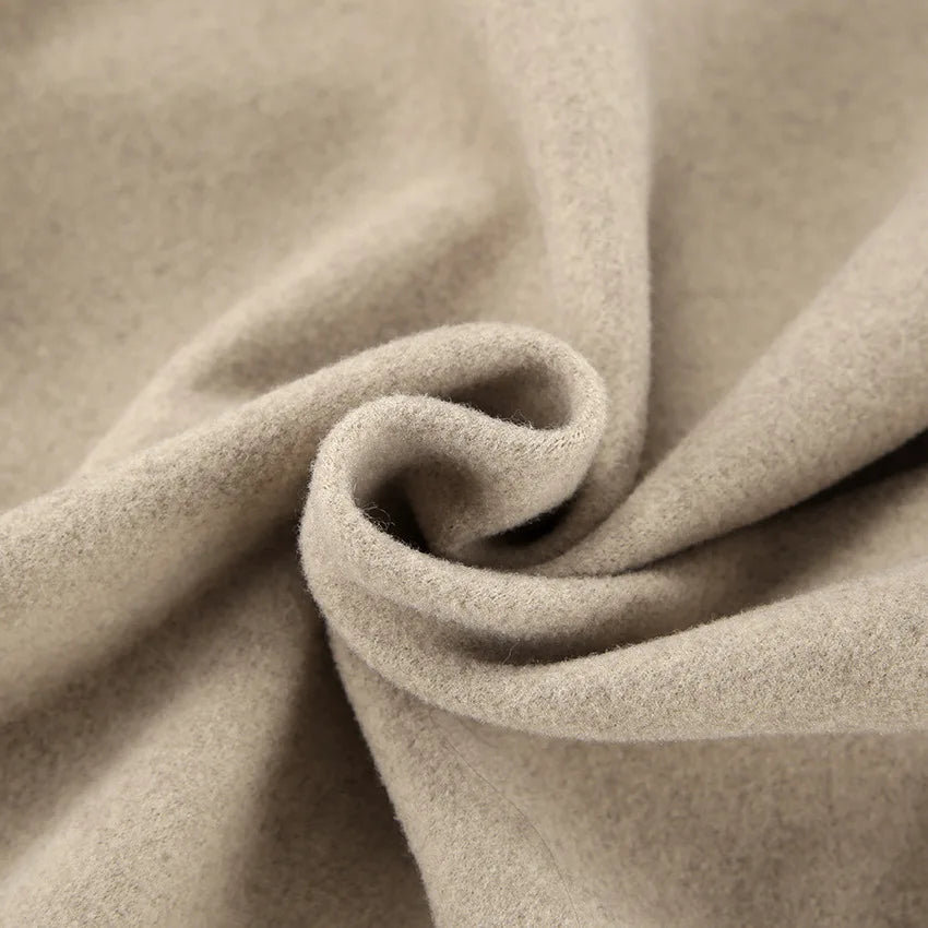 Autumn and Winter New Lapel Loose Casual Jacket Fashion Temperament Coat Women's Clothing Aiertu