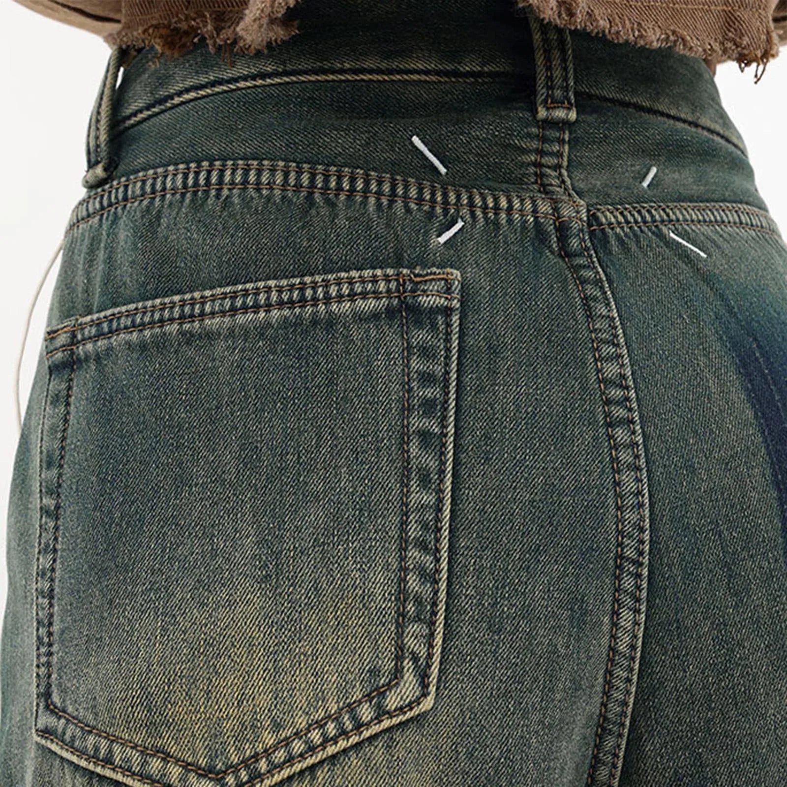 Aiertu Wide Leg Vintage Jeans Aiertu