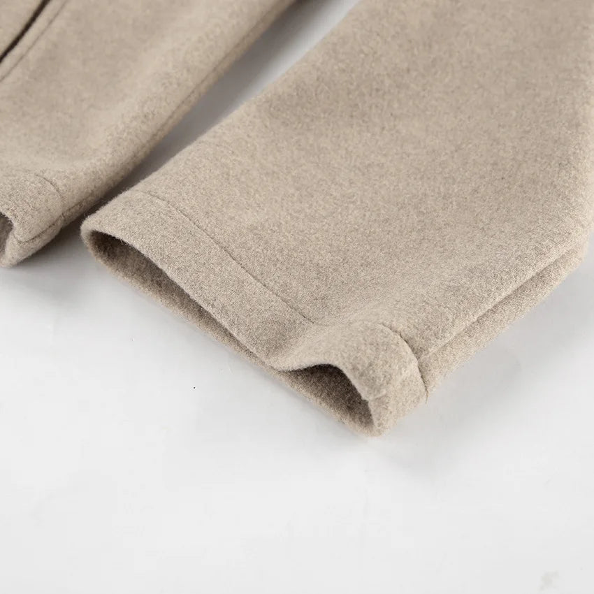 Autumn and Winter New Lapel Loose Casual Jacket Fashion Temperament Coat Women's Clothing Aiertu
