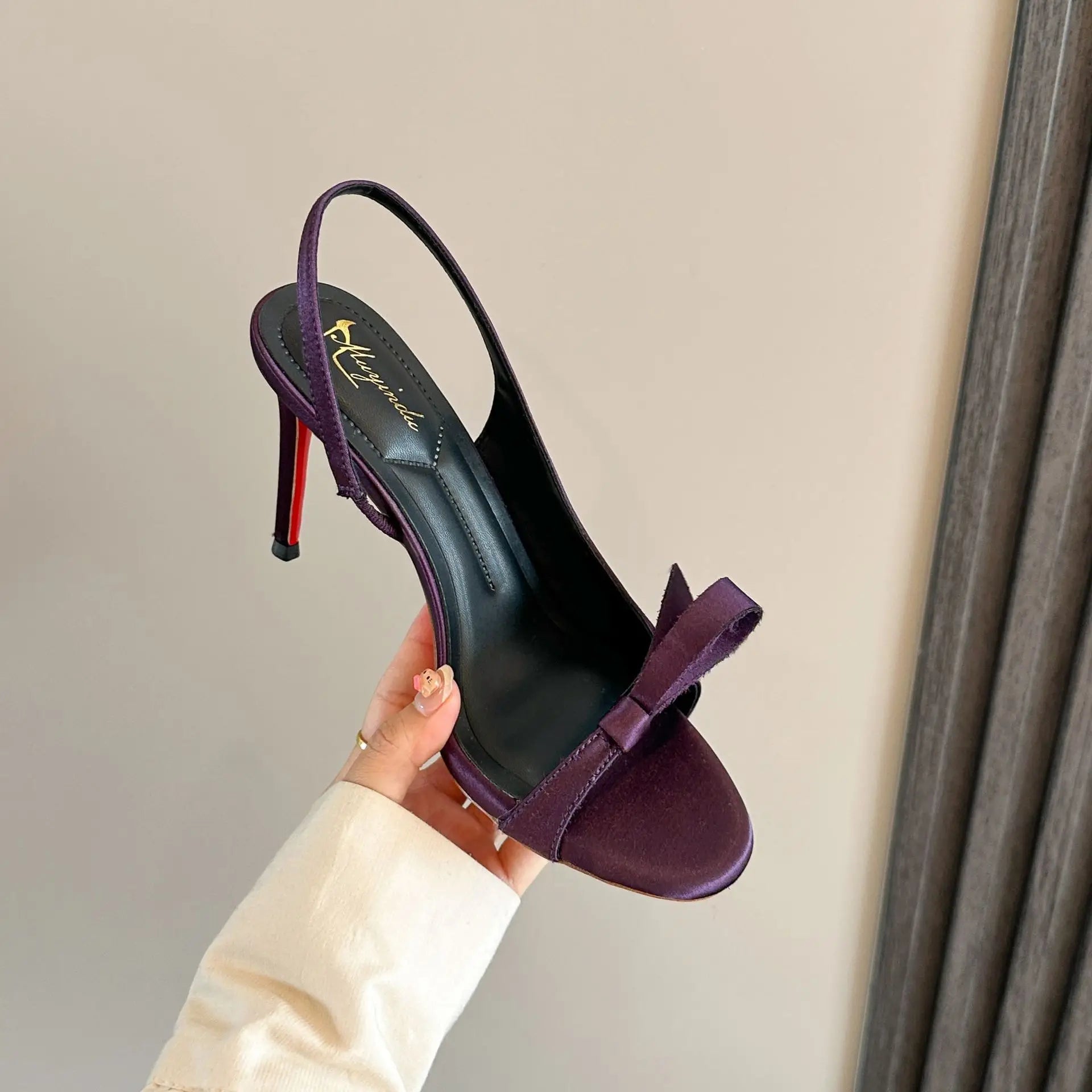 AIERTU  -  New Women's Sandals Exquisite Bling High Heeled Sandals for Woman Fashion Model Casual Shoes Designer Shoes Sandalias De Mujer Aiertu