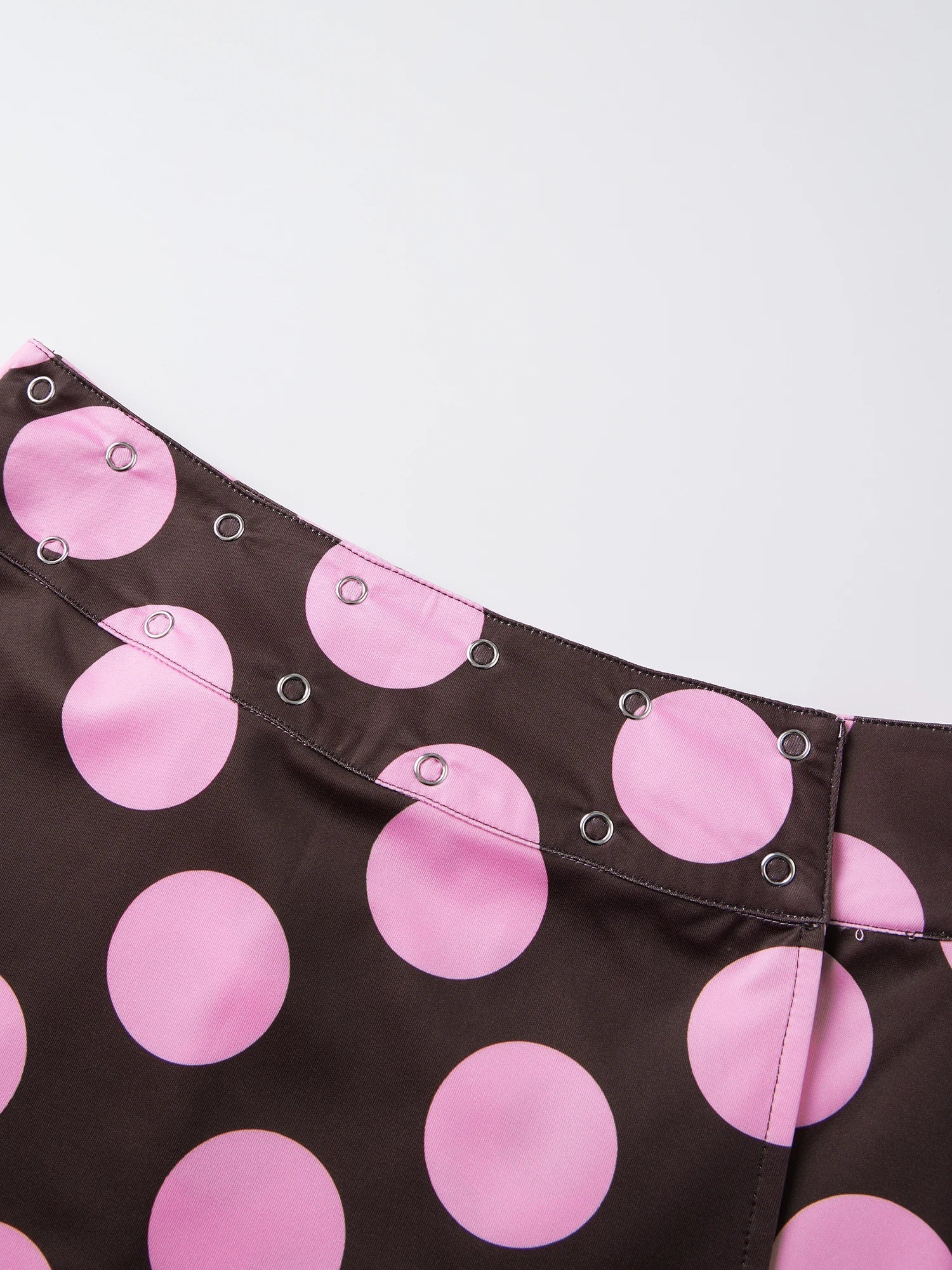 AIERTU  -  Summer Dots Printed Mini Skirt for Women Buttons High Waist Short Skirt for Daily Life Party Streetwear Aiertu