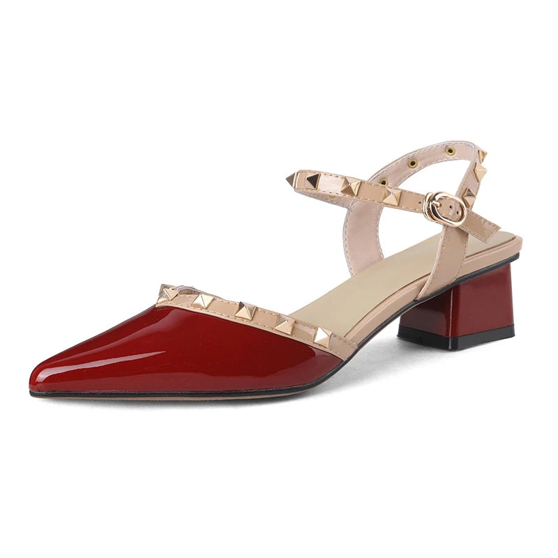 High Quality Summer Ladies Shoes Classic Rivet Design Women's Slingback Sandals Casual Fashion Girls Dating Shoes Zapatos Aiertu