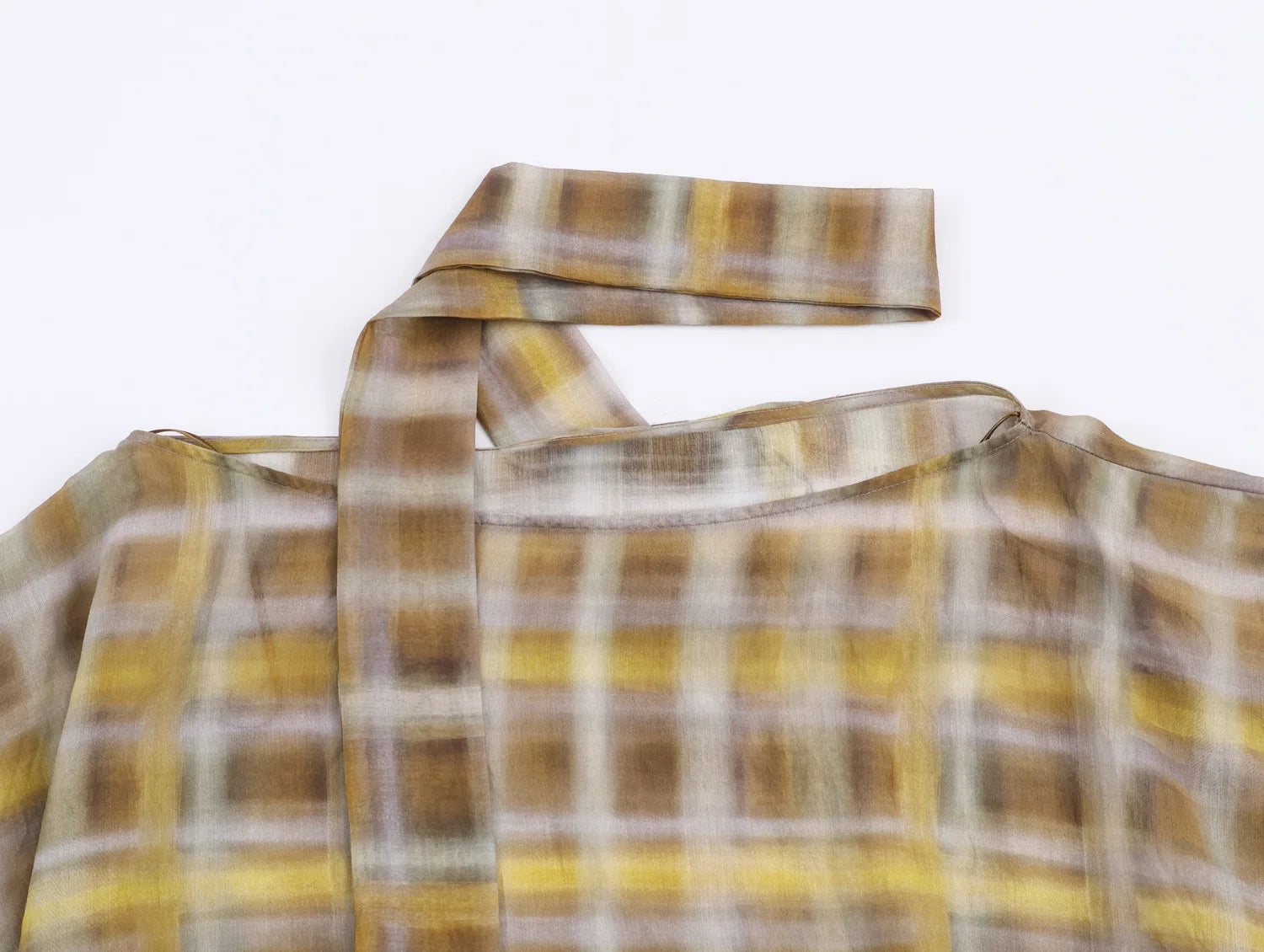 AIERTU  -  Women's Suit Matching Sets Plaid Scarf Cape Midi Skirt Vacation Casual Skirt Two-piece Set New In Matching Sets Releases In Sets Aiertu
