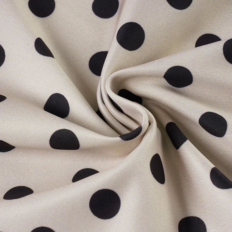 AIERTU  -  Retro Polka Dot Printed Micro-pull Pants Autumn New Loose Casual Low-rise Trousers Aiertu