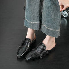 AIERTU  -  New Retro Women's Shoes Exquisite Britain Mueller Slippers for Woman Fashion Vacation Casual Shoes Designer Shoes Zapatos Mujer Aiertu