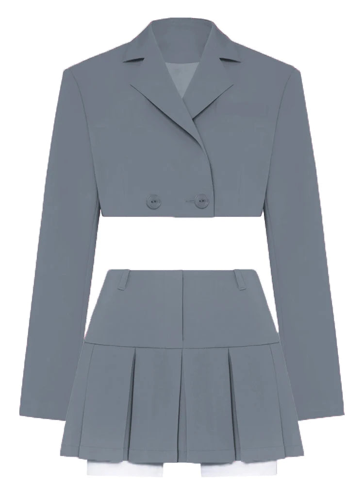 Aiertu Fashion Chic Jacket Women's Blazer Suits Green New Blazers for Women Cropped Coats Jacket Summer Casual Outfits Blazer Women Aiertu