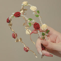 Aiertu - Rosamae Headband Hair Accessory Kawaii Academia Y2K Cottagecore Coquette Fairycore Dollette Princesscore Aiertu