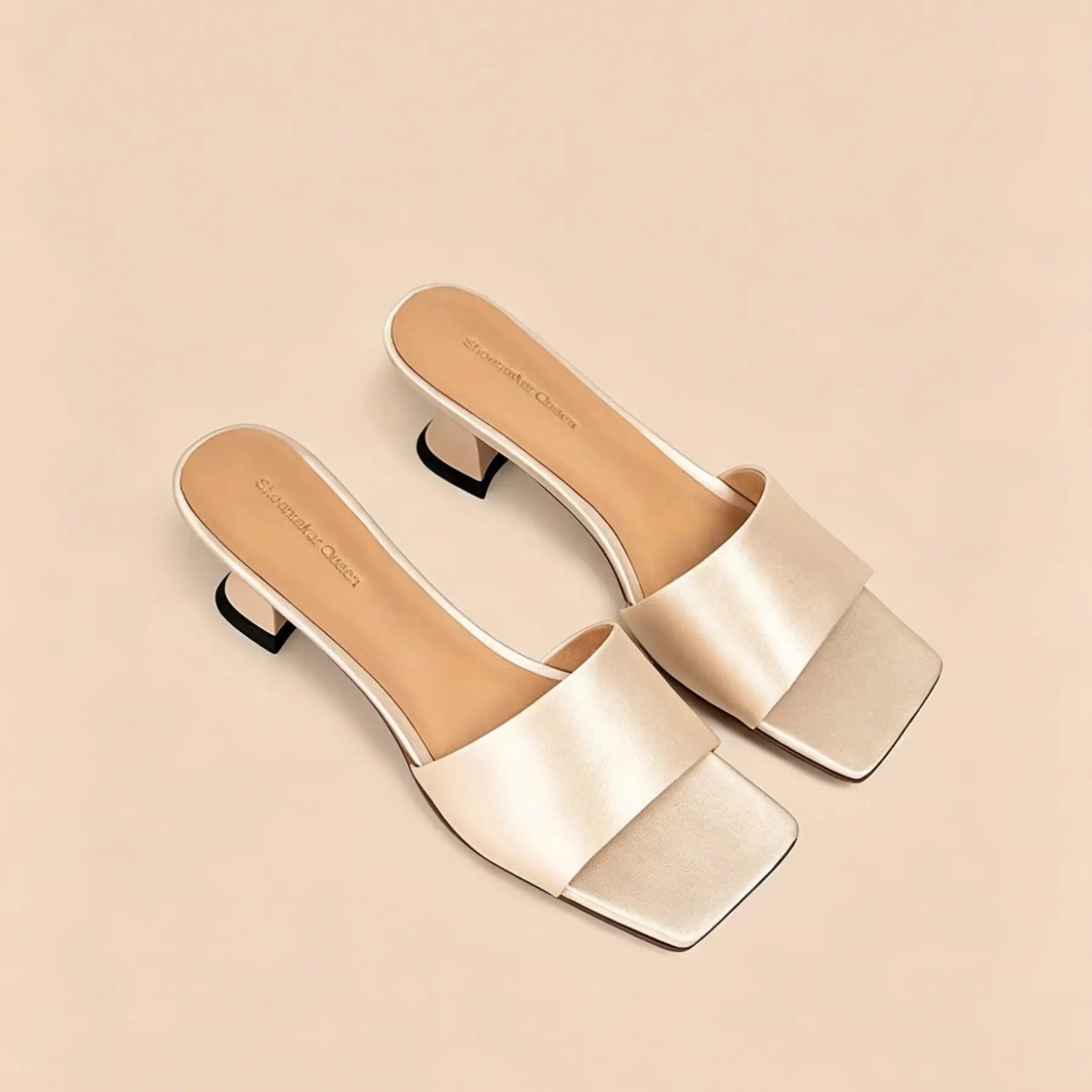 AIERTU  -  Women Sandals Exquisite French Style High Heeled Sandals for Woman Fashion Square Head Casual Shoes Designer Shoes Zapatos Mujer Aiertu