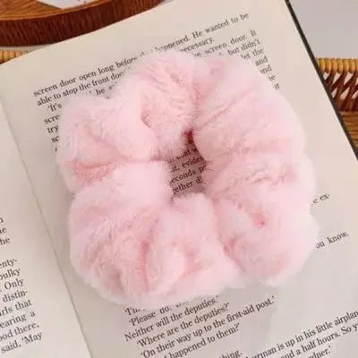 Aiertu Autumn Winter New Sweet Plush Soft Girls' Women Pompom Hair Ties Elastic Hair Band  Ropes  Accessories Headwear aiertu