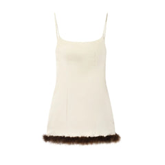 AIERTU  -  Summer New Temperament Fashion Women's Clothing Exquisite Feather Texture Noble Dress Aiertu