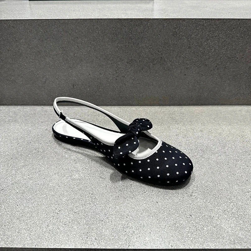 AIERTU  -  New Women's Shoes Exquisite French Flat Bottom Sandals for Woman Fashion Round Head Casual Shoes Designer Shoes Sandalias Mujer Aiertu