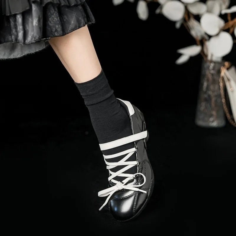 AIERTU  -  New Women's Shoes Exquisite Round Head Sports High Heels for Woman Fashion Bow Lolita Casual Shoes Designer Shoes Zapatos Mujer Aiertu