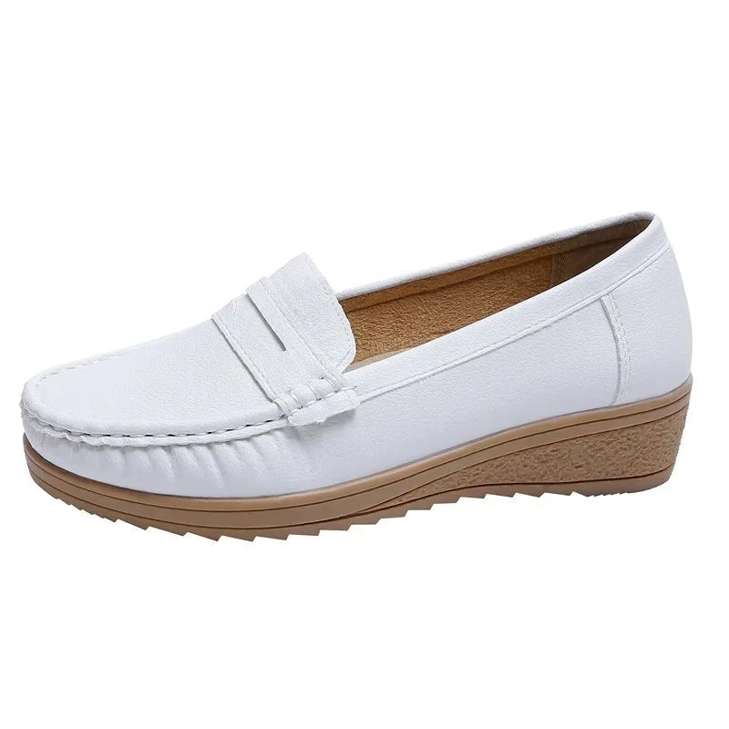 AIERTU  -  Women's Soft Bottom Spring Autumn New Style Korean Version Versatile Flat Heel Breathable Anti-Slip Single Shoe Summer Aiertu