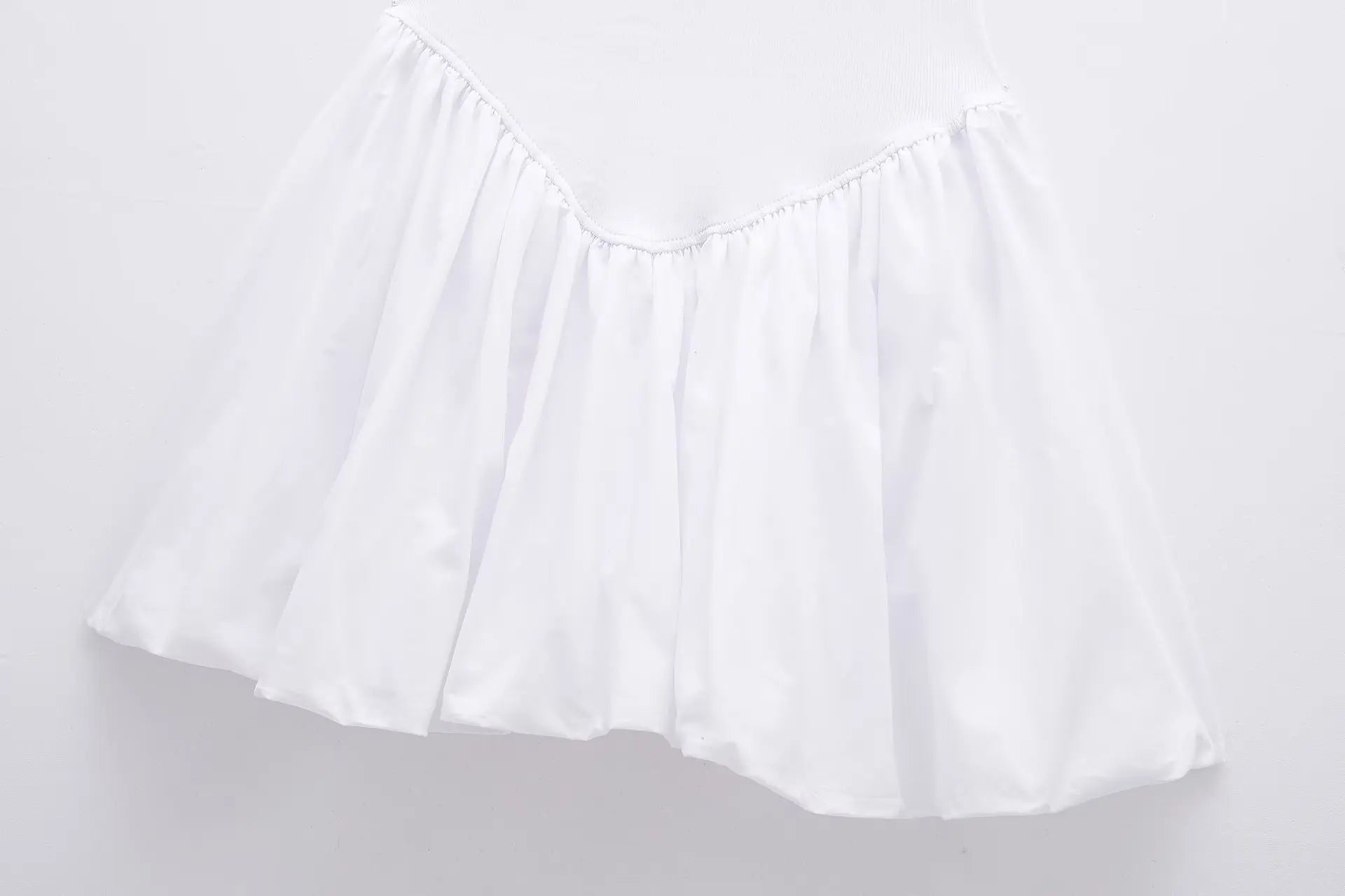AIERTU  -  Vintage Casual Chic Solid Cami Short Draped Ball Gown Women's Summer Mini Beach Dress  Fashion New Vestidos Aiertu