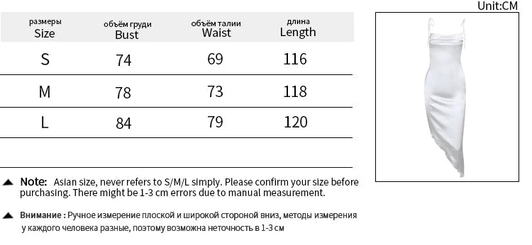Aiertu 2024 New Slim Fit Long Dress With European And American Style Lrregular Casual Strap Satin Dress For Women Aiertu