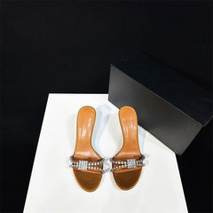 AIERTU  -  New Women Shoes Luxury Rhinestone High Heeled Sandals for Woman Fashion Banquet Wedding Shoe Designer Shoes Sandalias Mujer Aiertu