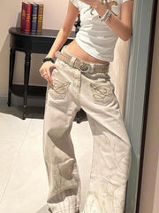 AIERTU  -  Summer Women Midi Skirts Denim Skirts 2000s Aesthetic Korean College Style Y2k Abi American Retro Harajuku Shoujo Jean Skirt New Aiertu