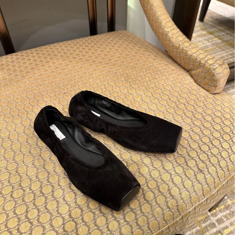 AIERTU  -  New Womens Mary Jane Shoes Exquisite Square Head Casual Shoes for Woman Fashion Ballet Flat Shoe Designer Shoes Zapatos De Mujer Aiertu