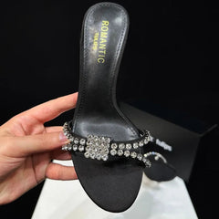 AIERTU  -  New Women Shoes Luxury Rhinestone High Heeled Sandals for Woman Fashion Banquet Wedding Shoe Designer Shoes Sandalias Mujer Aiertu