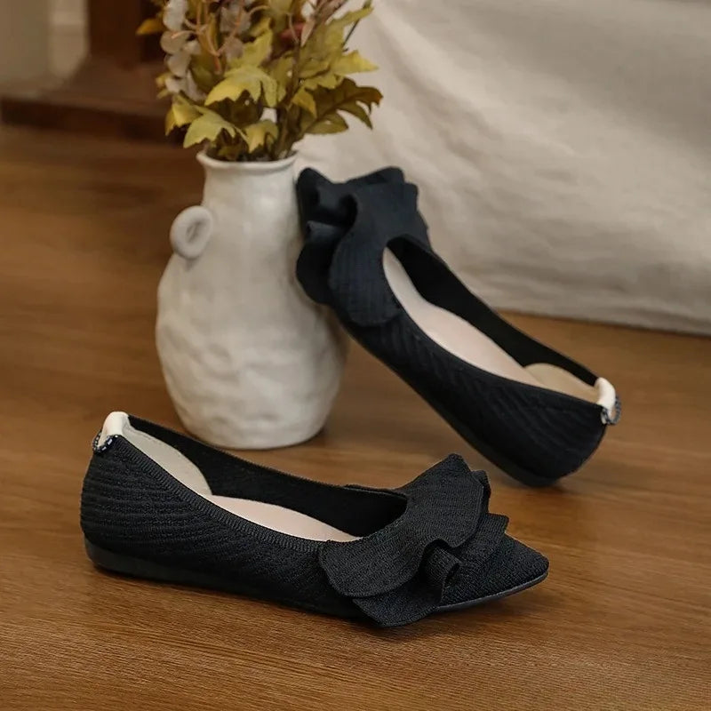 AIERTU  -  New Women's Shoes Elegant French Style Casual Shoes for Woman Comfortable Flat Bottom Work Shoe Designer Shoes Zapatos De Mujer Aiertu