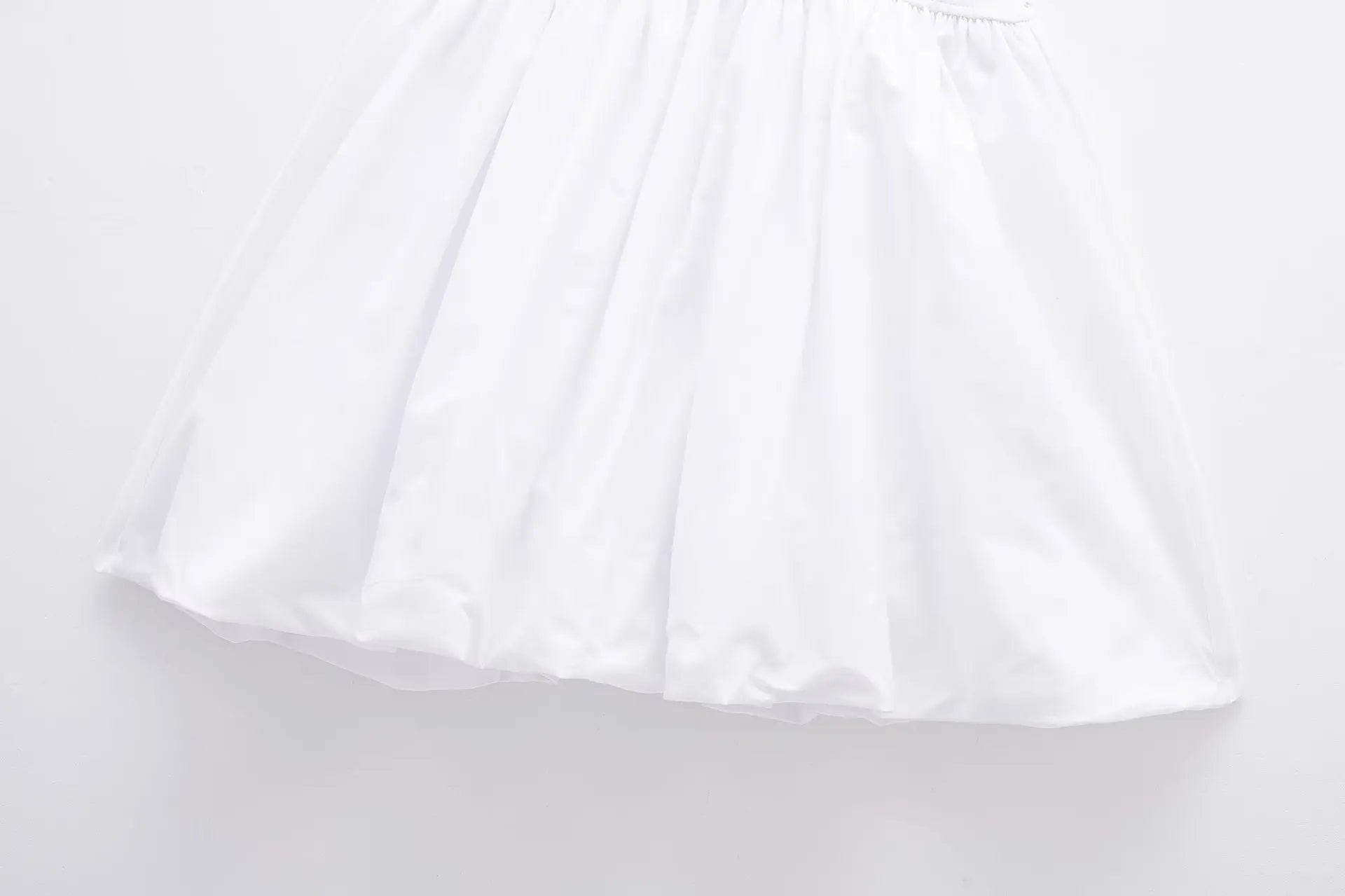 AIERTU  -  Vintage Casual Chic Solid Cami Short Draped Ball Gown Women's Summer Mini Beach Dress  Fashion New Vestidos Aiertu