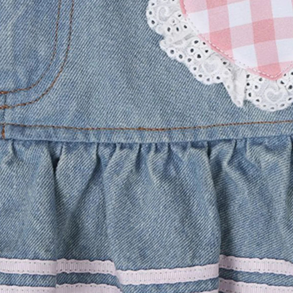 Aiertu Preppy Style Lolita Kawaii Skirts Japanese Sweet Mini Women Harajuku Cute Ball Gown Denim Skater Y2K High Waist Lace Cake Skirts Aiertu