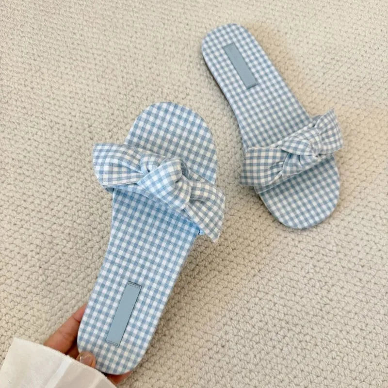 AIERTU  -  Summer New Women Shoes Exquisite French Style Flat Slippers for Woman Fashion Vacation Casual Shoes Designer Shoes Zapatos Mujer Aiertu