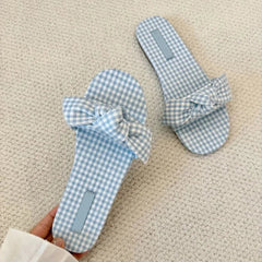 AIERTU  -  Summer New Women Shoes Exquisite French Style Flat Slippers for Woman Fashion Vacation Casual Shoes Designer Shoes Zapatos Mujer Aiertu