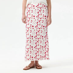 AIERTU  -  Summer New Women's Clothing Flower Printing Skirt Straight Long Skirt Casual Temperament Aiertu