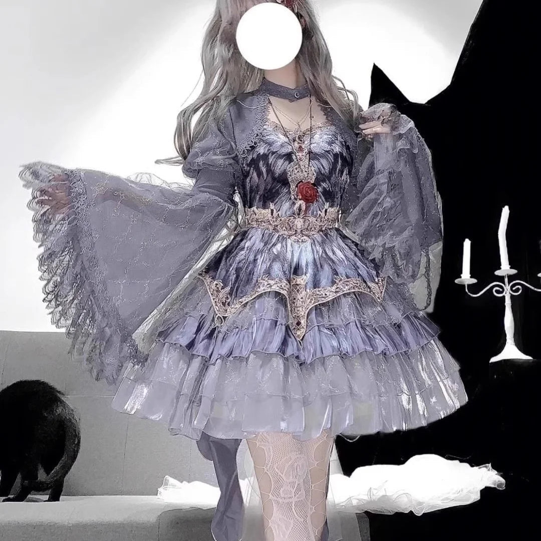 AIERTU  -  Full Lolita Swan Dance lolitaLolitaCake Princess Dress Aiertu