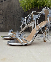 AIERTU  -  Summer New High Heel Sandals for Women, Fashionable and Sweet Butterfly Flower Fairy Sandals Aiertu