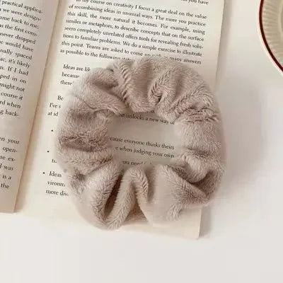 Aiertu Autumn Winter New Sweet Plush Soft Girls' Women Pompom Hair Ties Elastic Hair Band  Ropes  Accessories Headwear aiertu