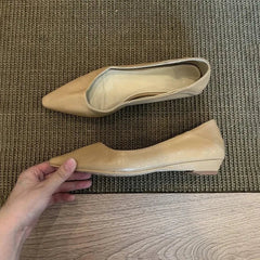 AIERTU  -  New Women's Shoes French Style Luxury Genuine Leather Casual Shoes for Woman Exquisite Flat Shoe Designer Shoes Zapatos De Mujer Aiertu