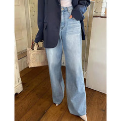 Aiertu Women Jeans with Heart Vintage Y2k 90s Aesthetic Baggy Denim Trouser 2000s Harajuku Kawaii Wide Cowboy Pants Trashy Clothes 2024 Aiertu