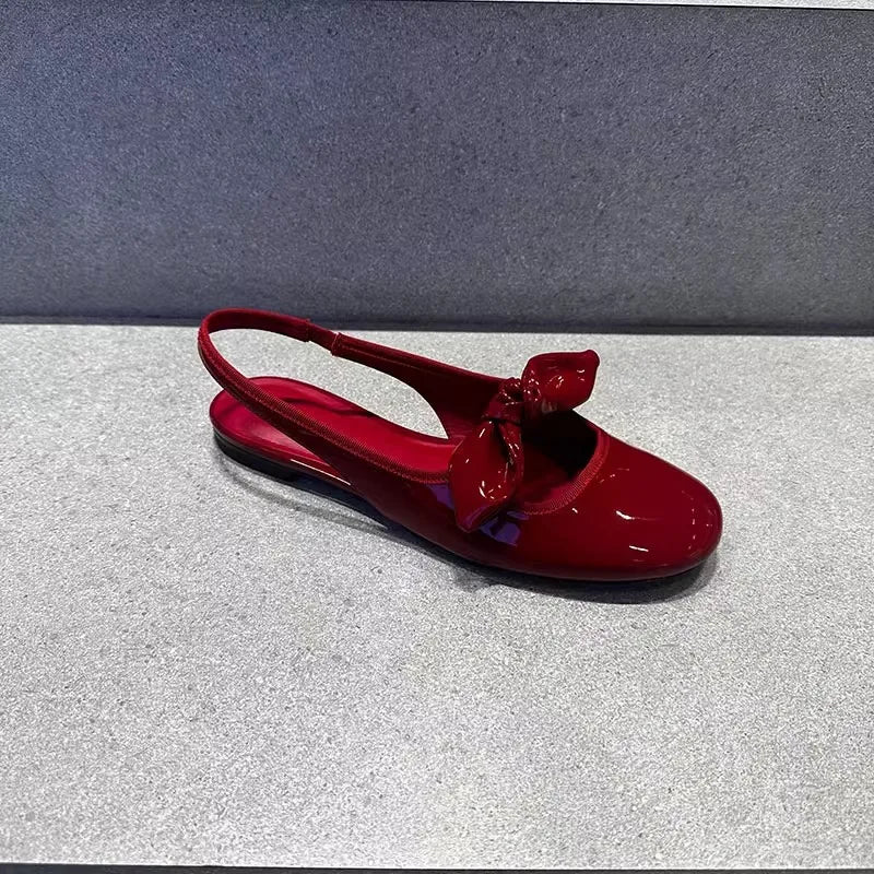 AIERTU  -  New Women's Shoes Exquisite French Flat Bottom Sandals for Woman Fashion Round Head Casual Shoes Designer Shoes Sandalias Mujer Aiertu