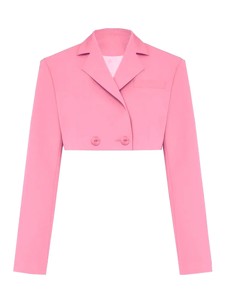 Aiertu Fashion Chic Jacket Women's Blazer Suits Green New Blazers for Women Cropped Coats Jacket Summer Casual Outfits Blazer Women Aiertu